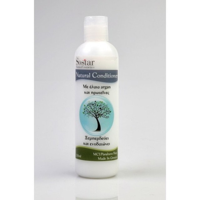Sostar Natural Conditioner Με Έλαια Argan Και Πρωτεΐνες 250ml Sostar Natural Conditioner Με Έλαια Argan Και Πρωτεΐνες 250ml