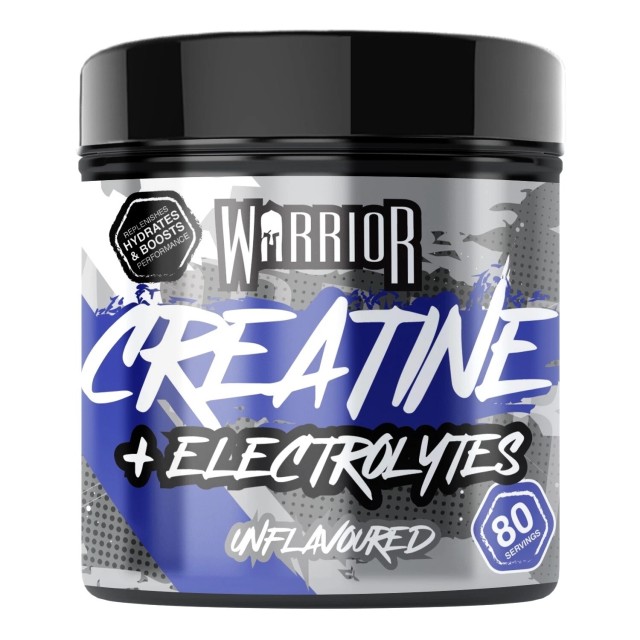 Warrior Creatine + Electrolytes Unflavoured Κρεατίνη + Ηλεκτρολύτες … Warrior Creatine + Electrolytes Unflavoured Κρεατίνη + Ηλεκτρολύτες …