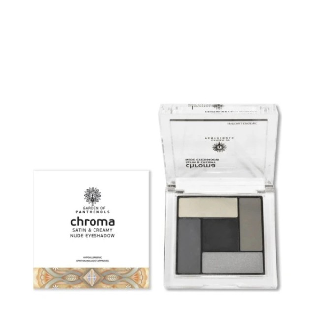 Garden Chroma Satin & Creamy 2 Nude Eyeshadow Palette Παλέτα Σκιών για &hellip;