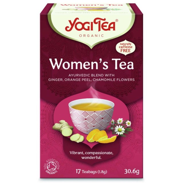 Yogi Tea Womens Tea για το Προεμμηνορρυσιακό Σύνδρομο & την Εμμηνόπαυση 17 Φακελάκια x 1,8gr [30,6gr]