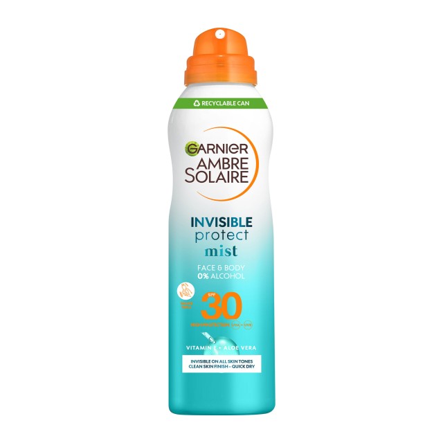 Garnier Ambre Solaire Invisible Protect Mist Αντηλιακό Mist Προσώπου & … Garnier Ambre Solaire Invisible Protect Mist Αντηλιακό Mist Προσώπου & …