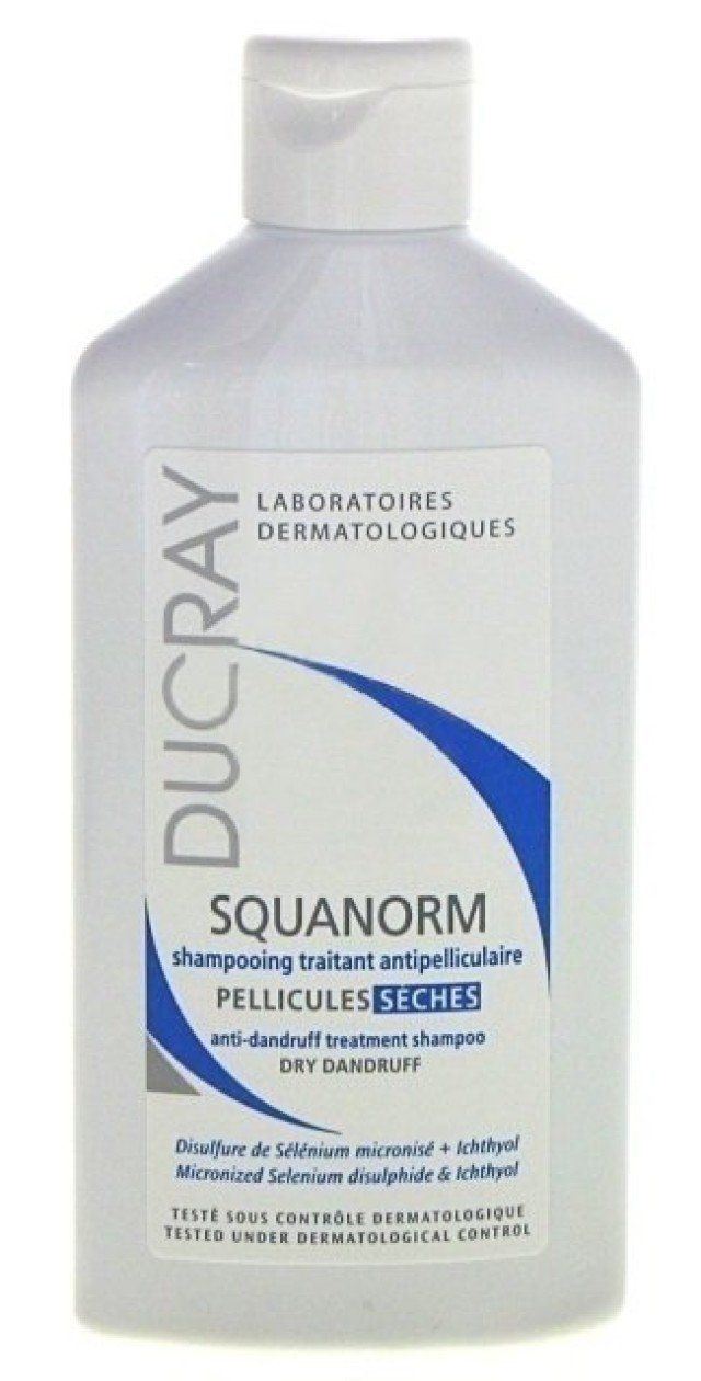 Ducray Squanorm Dry Dandruff Shampoo Ξηρή Πιτυρίδα 200ml