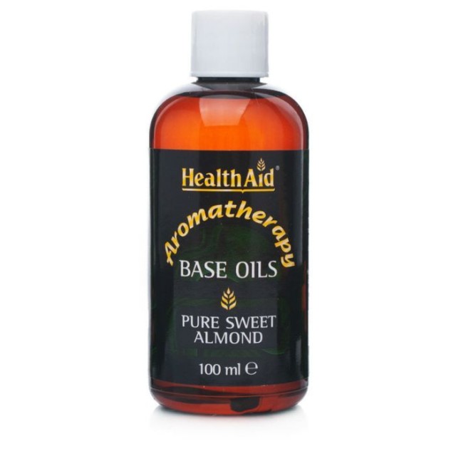 Health Aid Aromatherapy Base Sweet Almond Oil [Αμυγδαλέλαιο ], 100ml