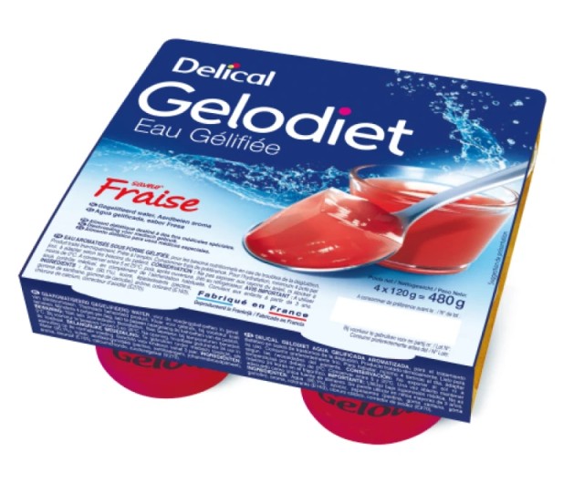 Medihub Delical Gelodiet Πουτίγκα Ζελέ Γεύση Φράουλα, 4 Τεμάχια x120g Medihub Delical Gelodiet Πουτίγκα Ζελέ Γεύση Φράουλα, 4 Τεμάχια x120g