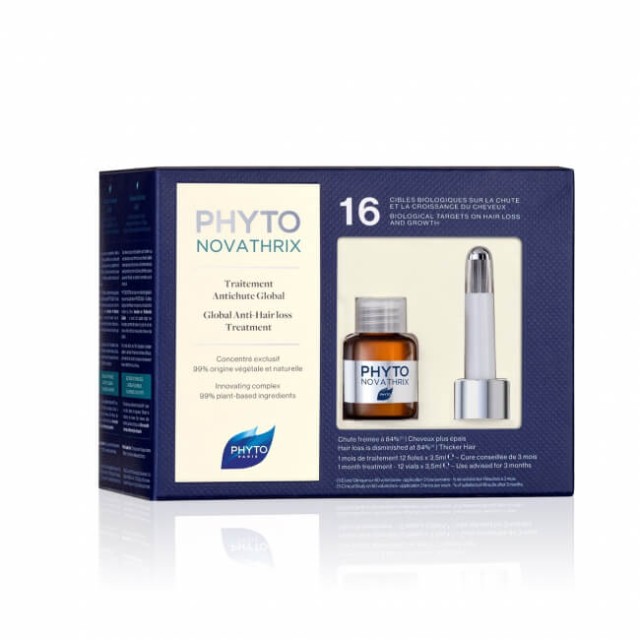 Phyto Phytonovathrix Global Anti-Hairloss Treatment Αγωγή Κατά Της Τριχόπτωσης 12x3.5ml
