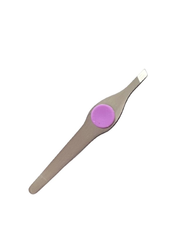 Beauty Spring Τσιμπιδάκι Λοξό Ασημί 1 Τεμάχιο