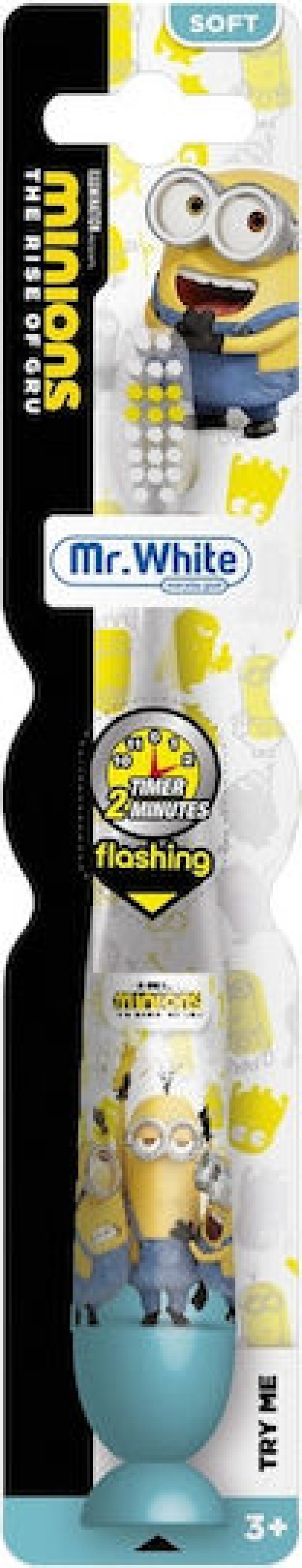 Mr.White Minions Flashing Soft Παιδική Οδοντόβουρτσα με Χρονόμετρο για … Mr.White Minions Flashing Soft Παιδική Οδοντόβουρτσα με Χρονόμετρο για …