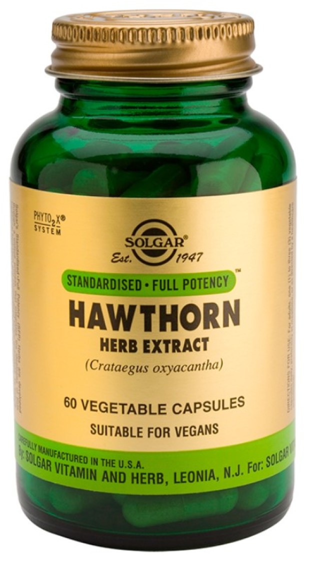 Solgar Hawthorne Herb Extract Συμπλήρωμα Διατροφής από Εκχύλισμα Φύλλω …