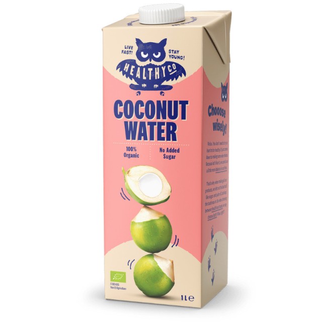 HealthyCo Νερό Καρύδας Χωρίς Προσθήκη Ζάχαρης, 1L HealthyCo Νερό Καρύδας Χωρίς Προσθήκη Ζάχαρης, 1L