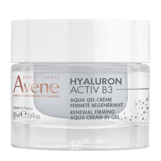 Avene Hyaluron Activ B3 Aqua Gel Κρέμα Προσώπου Κυτταρικής Ανάπλασης Συσφίγγει & Διορθώνει τις Ρυτίδες 50ml