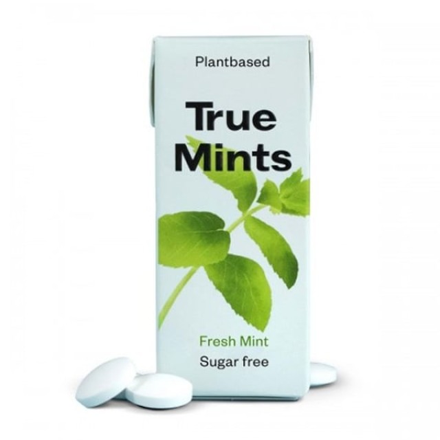 True Mints Fresh Mint Sugar Free Φυσικές Παστίλιες με Γεύση Φρέσκια Μέ …