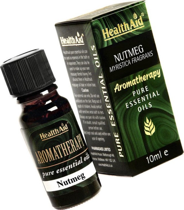 Health Aid Aromatherapy Nutmeg Oil Αιθέριο Έλαιο 10ml Health Aid Aromatherapy Nutmeg Oil Αιθέριο Έλαιο 10ml