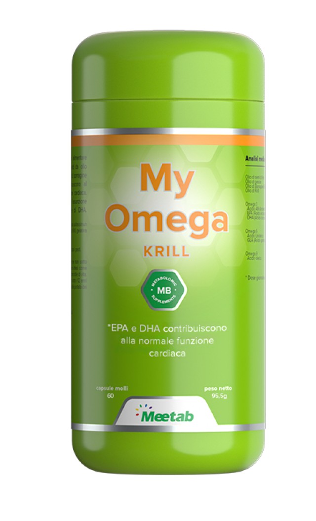 Meetab My Omega Krill Συμπλήρωμα Διατροφής με Ωμέγα 3 Ιχθυέλαιο 60 Μαλ &hellip;