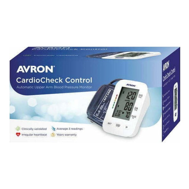 Avron CardioCheck Control Ψηφιακό Πιεσόμετρο Μπράτσου 1 Τεμάχιο