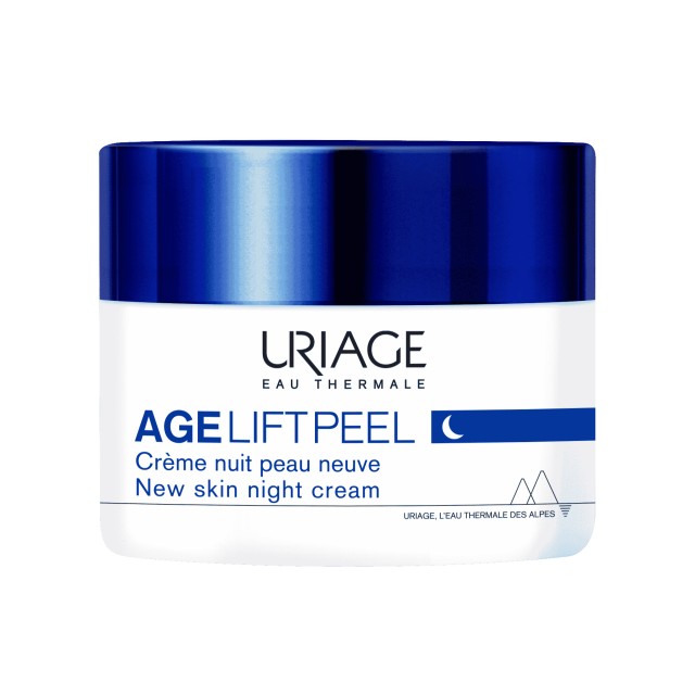 Uriage Age Lift Peel New Skin Night Cream Αντιγηραντική Κρέμα Νυκτός με Άρωμα 50ml