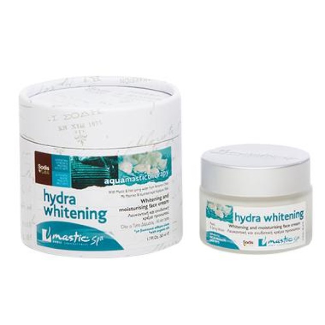 Mastic Spa Hydra Whitening Moisturising Cream Ενυδατική & Λευκαντική Κατά των Πανάδων Κρέμα Προσώπου με Μαστίχα Χίου & Ιαματικά Νερά 50ml