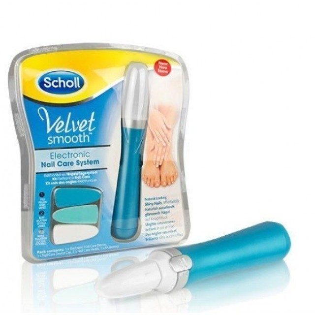 Scholl Velvet Smooth Ηλεκτρικό Σύστημα Περιποίησης Νυχιών με 3 Κεφαλές …