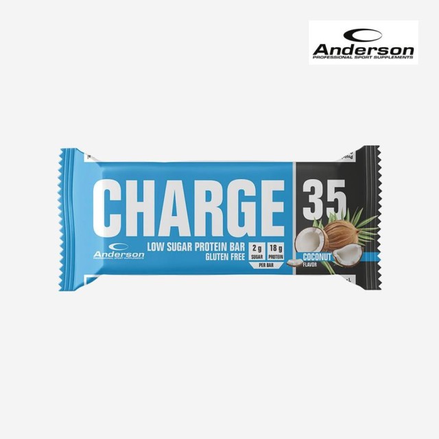 Anderson Charge 35 Protein Bar Coconut Μπάρα Πρωτεΐνης Καρύδα 50gr
