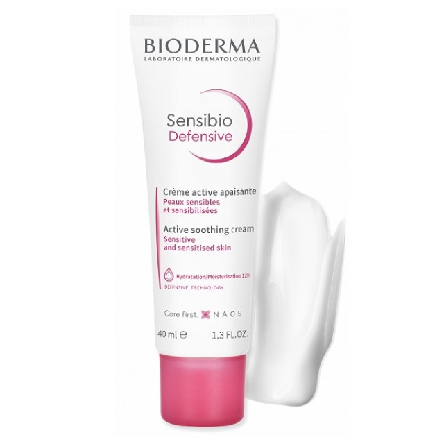 Bioderma Sensibio Defensive Sensitive Cream Καταπραΰντική Κρέμα Προσώπου για Ευαίσθητες Επιδερμίδες 40ml