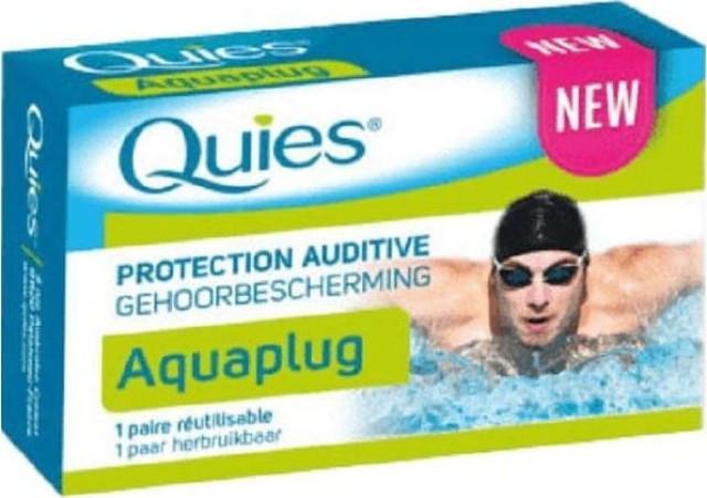 Pharma Q Quies Aquaplug Ωτοασπίδες Σιλικόνης Για Κολυμβητές 1 Ζεύγος Pharma Q Quies Aquaplug Ωτοασπίδες Σιλικόνης Για Κολυμβητές 1 Ζεύγος