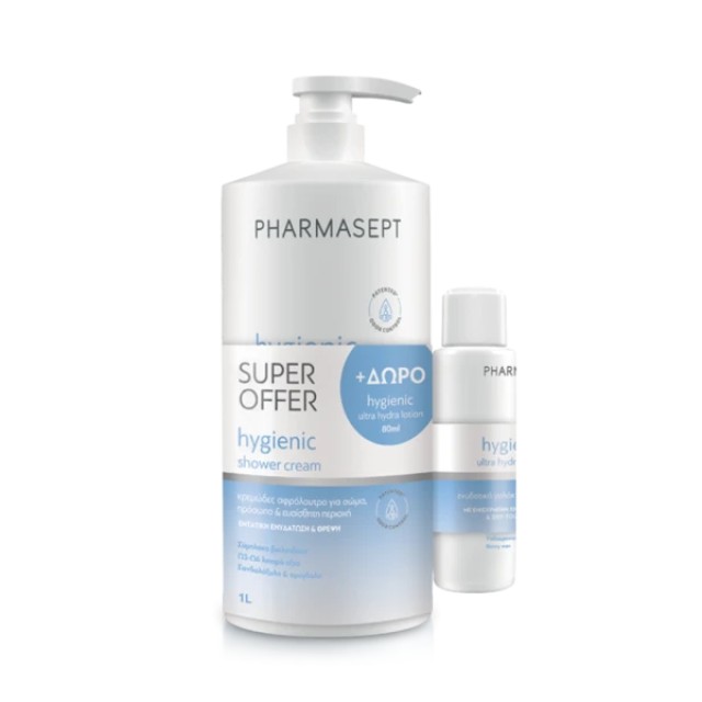 Pharmasept Hygienic Promo με Shower Cream Αφρόλουτρο για Σώμα, Πρόσωπο … Pharmasept Hygienic Promo με Shower Cream Αφρόλουτρο για Σώμα, Πρόσωπο …
