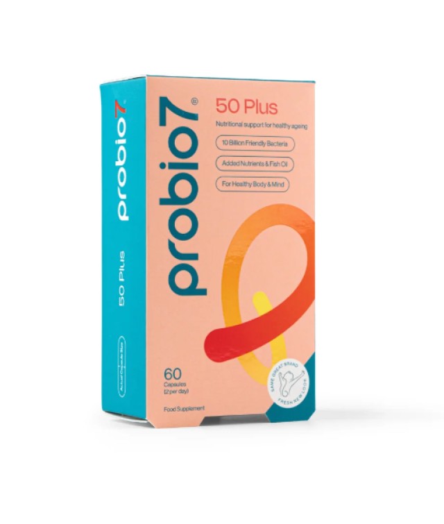 Probio7 50 Plus Υπερφόρμουλα για Γυναίκες & Άνδρες άνω των 50 Ετών με … Probio7 50 Plus Υπερφόρμουλα για Γυναίκες & Άνδρες άνω των 50 Ετών με …