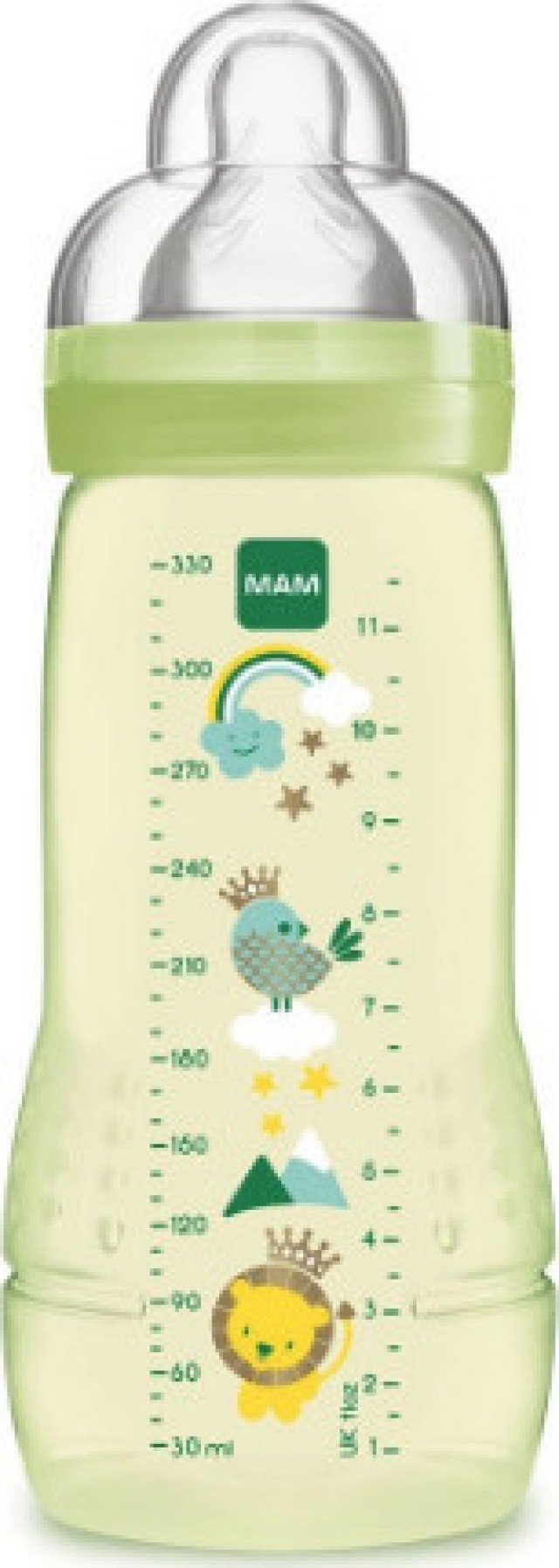 Mam Βaby Bottle Πλαστικό Μπιμπερό με Θηλή Σιλικόνης για 4m+ 330ml  [36 &hellip;