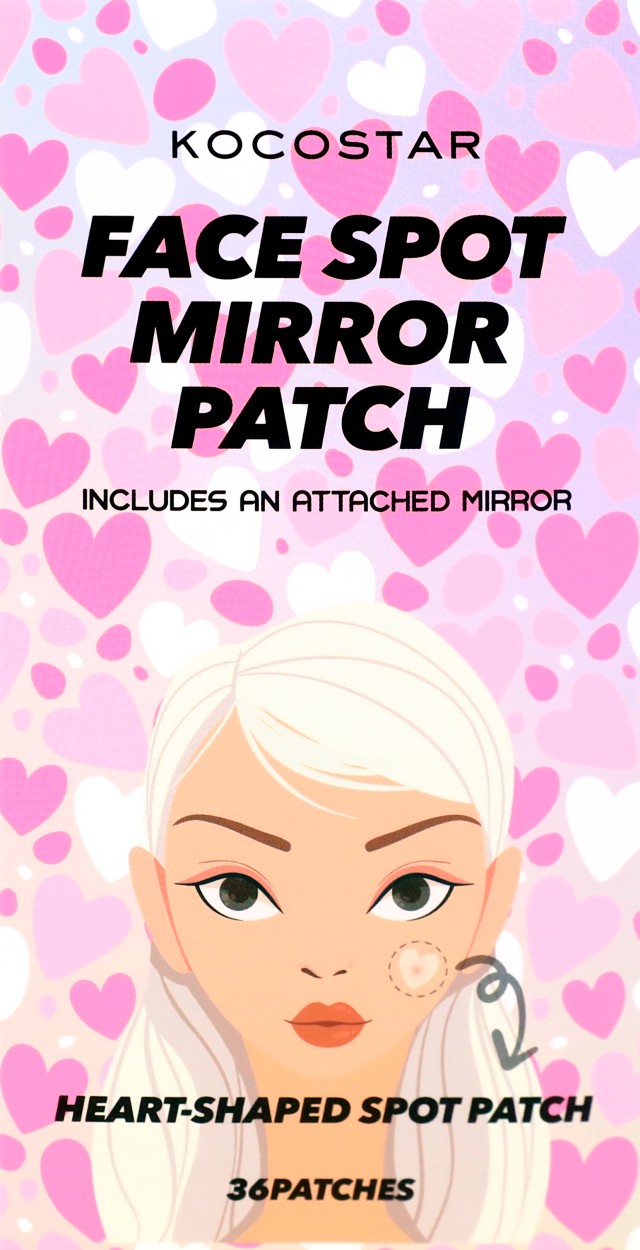 Kocostar Face Spot Mirror Patch Διάφανα Επιθέματα Προσώπου με Καθρεφτάκι 36 Τεμάχια