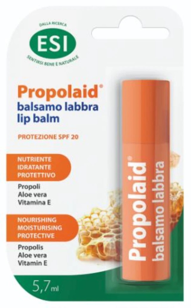 ESI Propolis & Aloe Vera Stick SPF20 για τα Χείλη με Πρόπολη & Αλόε Βέ &hellip;