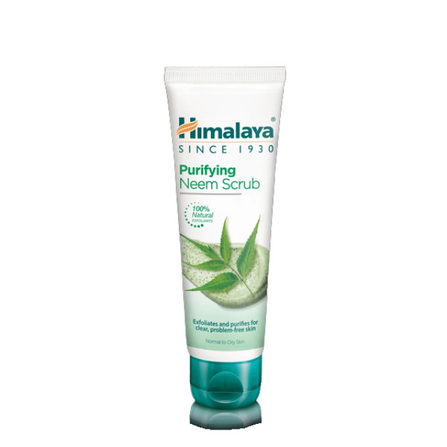 Himalaya Purifing Neem Scrub Gel Απολέπισης και Καθαρισμού 75ml