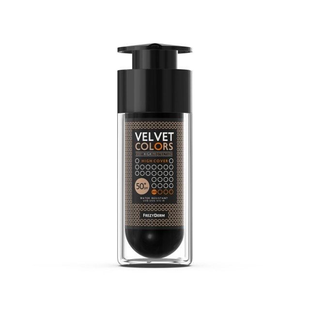 Frezyderm Velvet Colors High Cover SPF50+ Ματ Πλήρως Καλυπτικό Foundat …