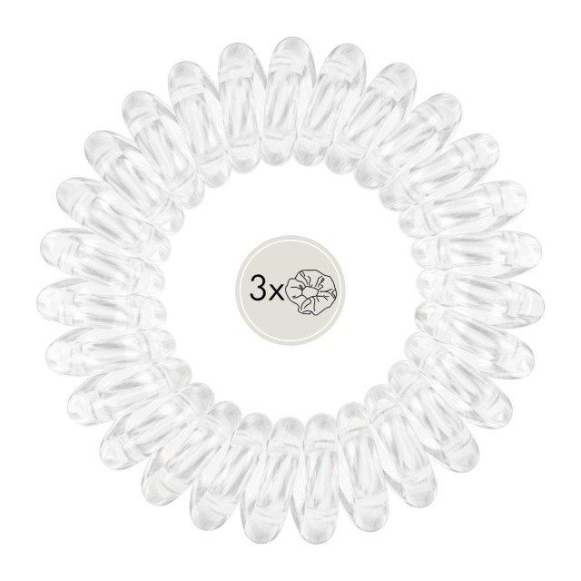 Invisibobble Power Crystal Clear CB Λαστιχάκια Μαλλιών 3 Τεμάχια