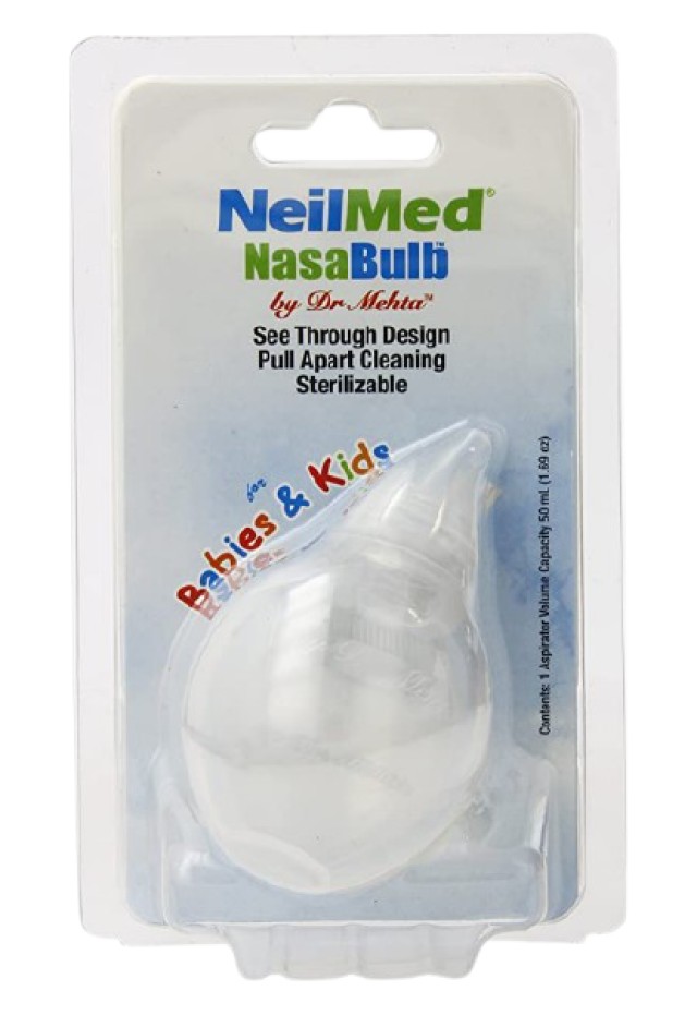 NeilMed Nasa Bulb Συσκευή Ρινικής Απόφραξης Σιλικόνης 1 Τεμάχιο