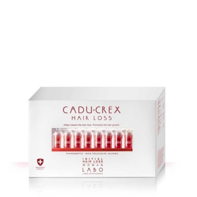 Labo Caducrex Initial Woman 40 Αμπούλες (Αγωγή για Γυναίκες με Αρχικό Στάδιο Τριχόπτωσης)