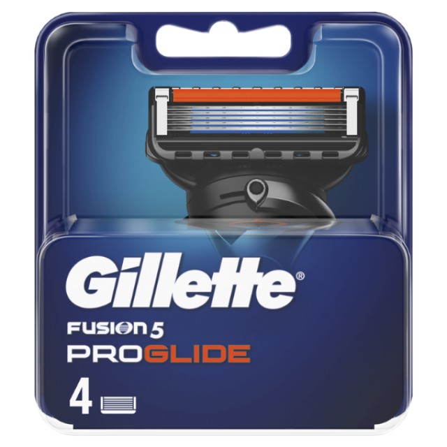 Gillette Fusion 5 Proglide Ανταλλακτικά Ξυραφάκια 4 Τεμάχια