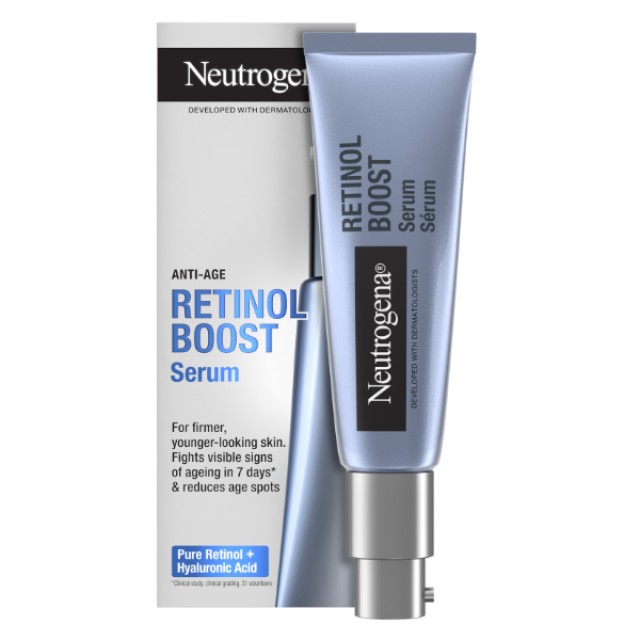 Neutrogena® Anti-Age Retinol Boost Serum Αντιγηραντικός Ορός Προσώπου … Neutrogena® Anti-Age Retinol Boost Serum Αντιγηραντικός Ορός Προσώπου …