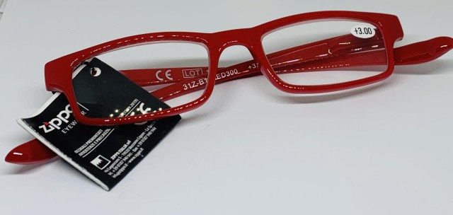 Zippo Γυαλιά Πρεσβυωπίας Κοκάλινα Χρώμα:Κόκκινο [31Z-B10-RED300] +3.00