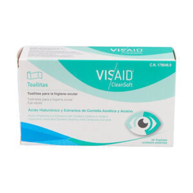 Avizor Visaid CleanSoft Wipes Μαντηλάκια Καθαρισμού Περιοφθαλμικής Περ …