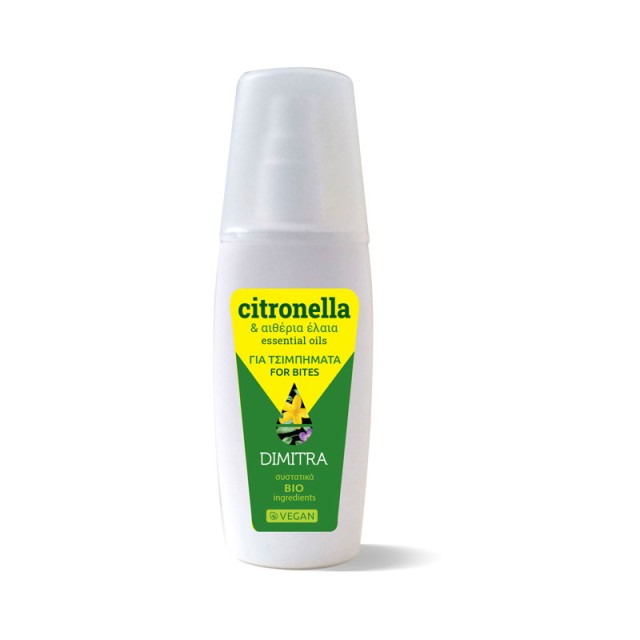 Dimitra Citronella & Αιθέρια Έλαια Spray Εντομοαπωθητικό 100ml