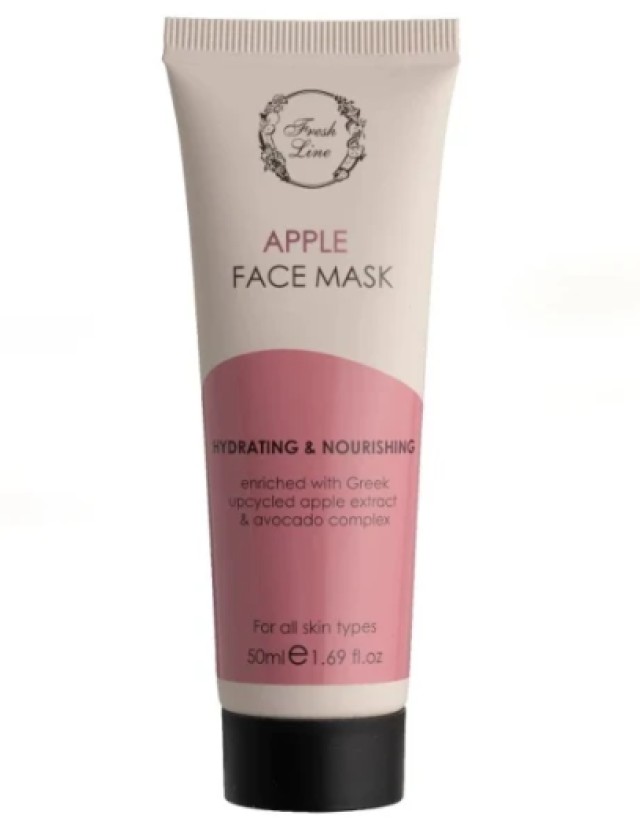 Fresh Line Apple Hydrating & Nourishing Face Mask Μάσκα Προσώπου για Ε &hellip;