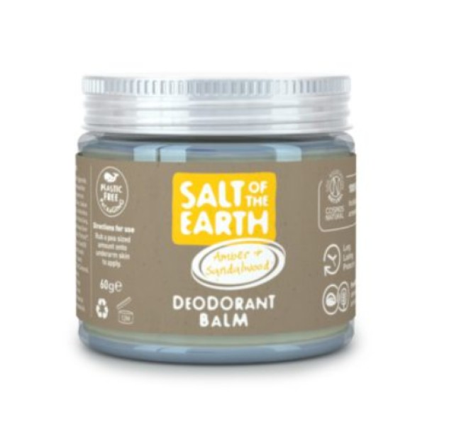Salt of the Earth Vegan Amber & Sandalwood Αποσμητικό σε Μορφή Balm 60 …