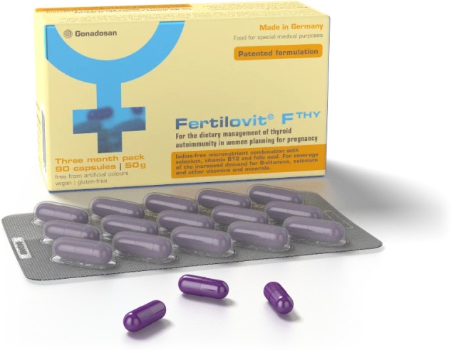 Fertilovit F THY για την Υποστήριξη της Λειτουργίας του Θυροειδή 90 Κά …