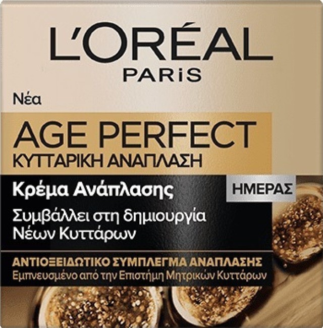 LOreal Paris Age Perfect Cell Renew Day Cream 50+ Κρέμα Ημέρας Κυτταρικής Ανάπλασης 50ml