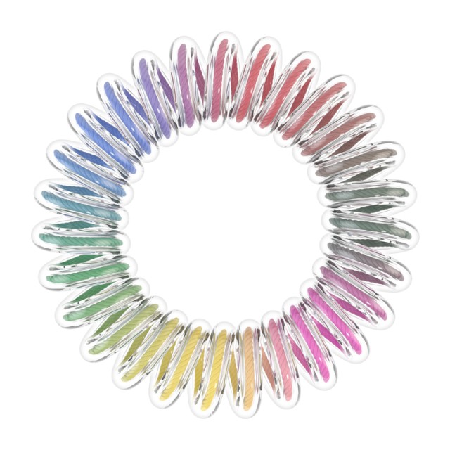 Invisibobble Power Magic Rainbow Λαστιχάκι Μαλλιών Πολύχρωμα 3 Τεμάχια