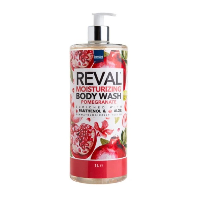 Reval Moisturizing Body Wash Pomegranate Ενυδατικό Αφρόλουτρο με Πανθε … Reval Moisturizing Body Wash Pomegranate Ενυδατικό Αφρόλουτρο με Πανθε …
