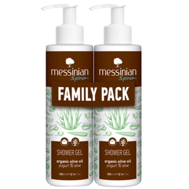 Messinian Spa PROMO Yogurt Aloe Shower Gel Αφρόλουτρο Γιαούρτι Αλόη 2x …