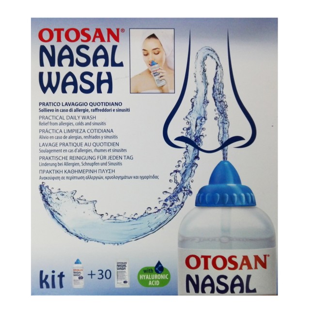 Otosan Nasal Wash για Ρινικές Πλύσεις, Πρακτικό Φιαλίδιο, 30 Φακελίσκο …