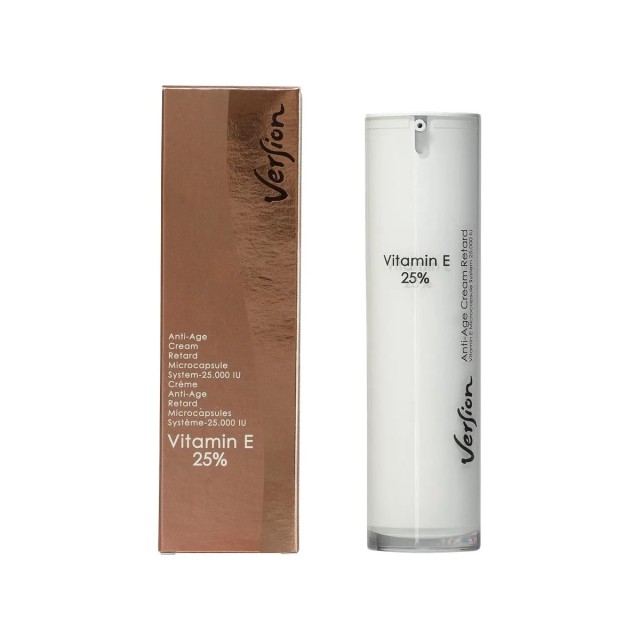 Version Vitamin E 25% Anti Age Cream Retard / Microcapsule System … Version Vitamin E 25% Anti Age Cream Retard / Microcapsule System …