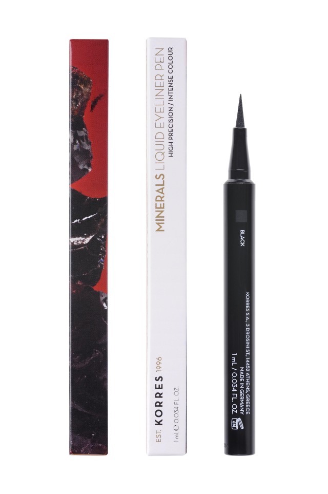 Korres Minerals Liquid Eyeliner Pen Black 01, 1ml