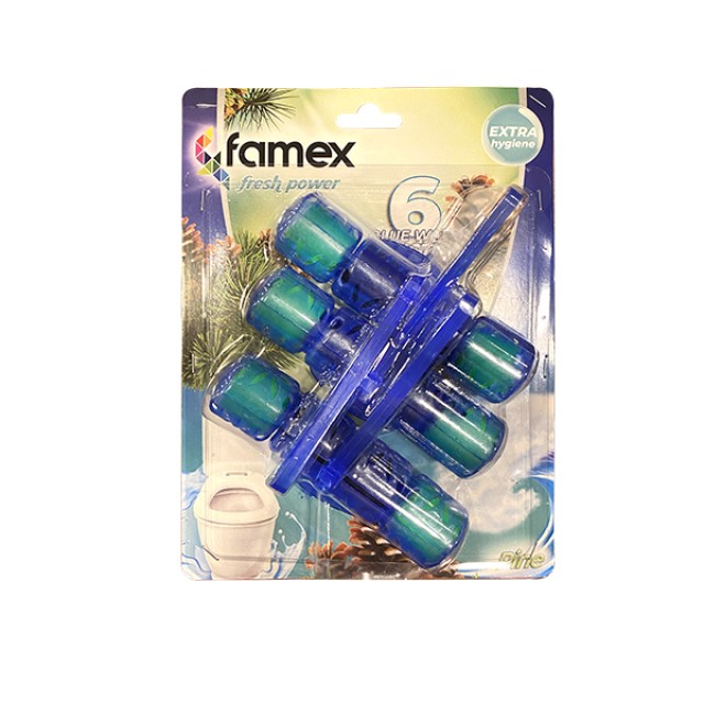 Famex Καθαριστικό και Αρωματικό Λεκάνης με Άρωμα Πεύκο 3 Τεμάχια